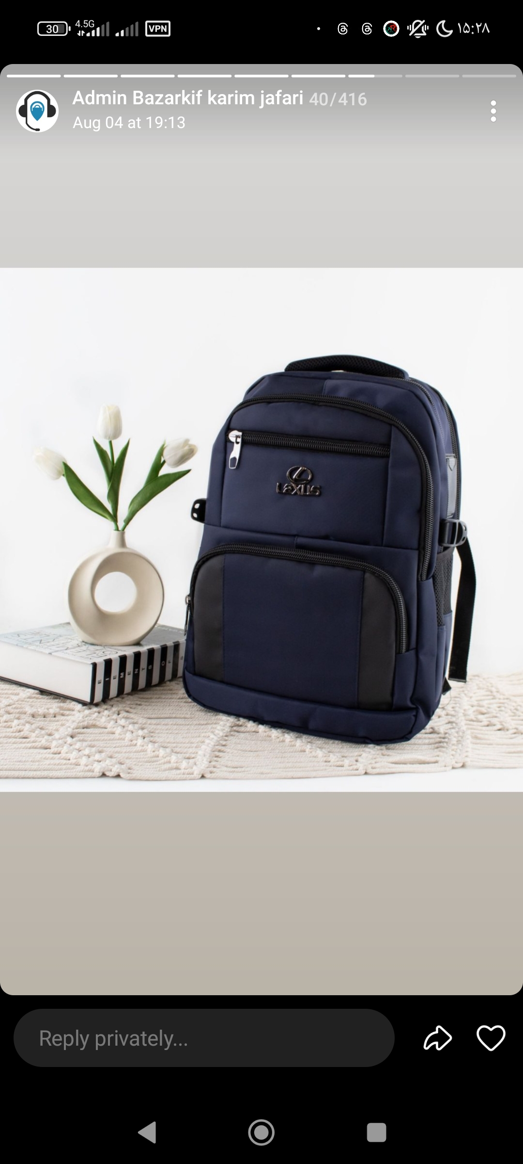 کوله پشتی برند لکسوس جای کنسول بازی و لب تاپ