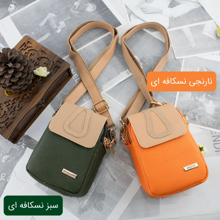 کیف دوشی زنانه مدل ۴۵۲۹ زیپ فلزی کیفیت عالی