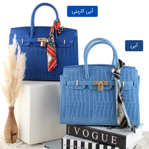 رنگ آبی کاربنی و آبی کیف زنانه دراگون