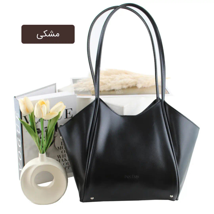 کیف زنانه چرم مصنوعی رنگ مشکی
