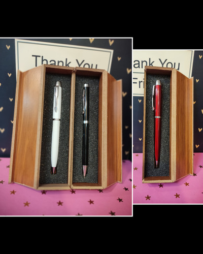 خودکار تمام فلزی و کلکسیونی آلمانی رنگ سفید ، مشکی ، قرمز