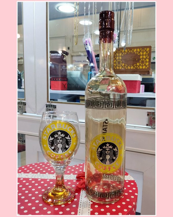 اندازه شیشه بلند ۴۰ سانت و لیوان پایه بلند