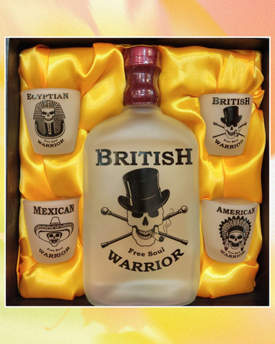 جام شیشه ای به همراه ۴ عدد شات