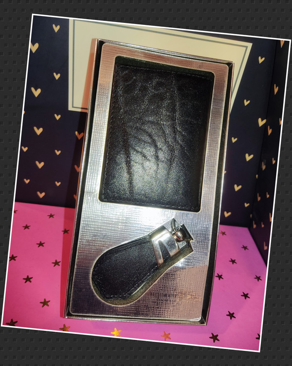 جای کارت و دسته کلید چرم رنگ مشکی ساده