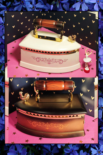 اتو موزیکال کوکی دو دورنگ همراه با رقصنده آهنربایی