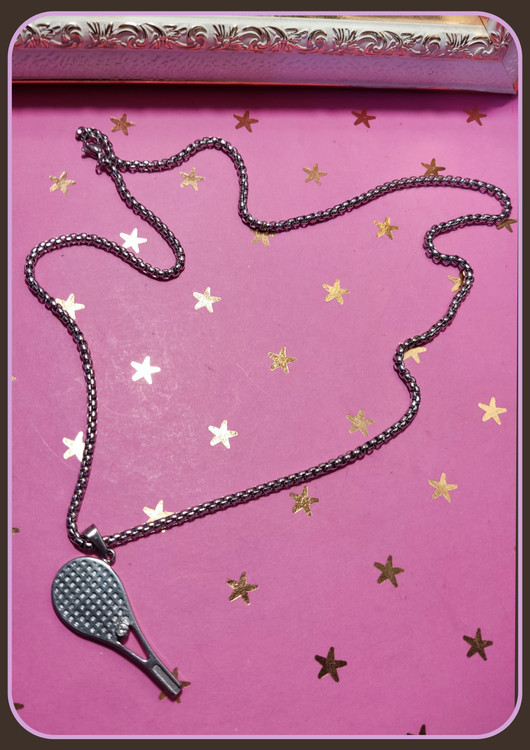 زنجیر استیل ۶۰ سانت نقرهای رنگ