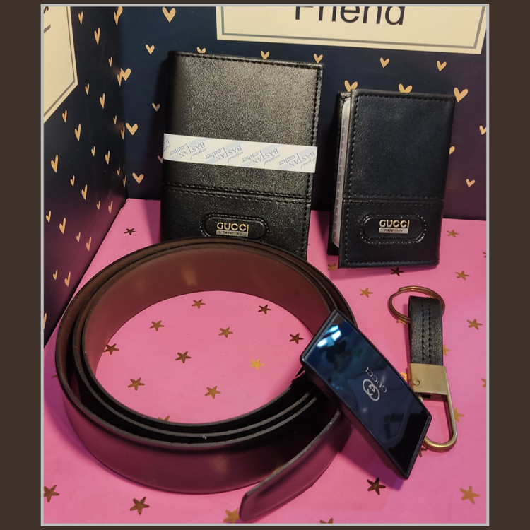 کیف کوتاه کمربند زیبا و با دوام جای کارت دسته کلید رنگ مشکی