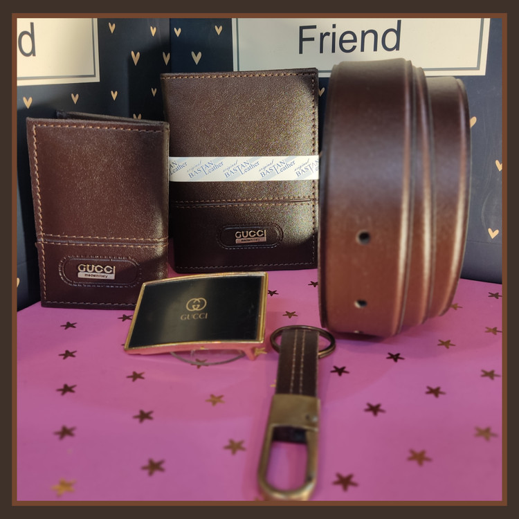 ست هدیه ،رنگ قهوه ای محصول برند گوچی