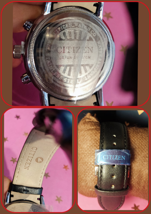 سیتیزن اصل موتور ژاپنی و بند چرم طبیعی