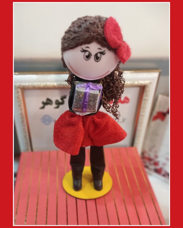 عروسک ۳۰ سانت رو میزی دختر