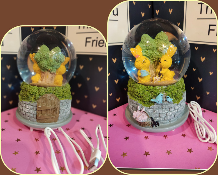 این گوی هم با باطری کار میکند و هم بدون باطری ،از طریق کابل