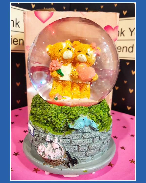 گوی بزرگ پمپی و موزیکال طرح خرس های عاشق