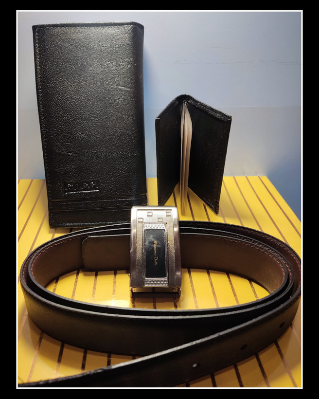 ست کیف بلند و جای کارت و کمربند برند گوچی Gucci