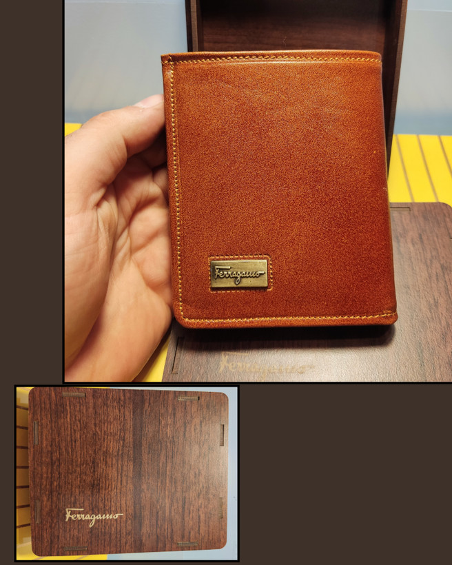 کیف جیبی چرم درجه یک و طبیعی مردانه برند fendi ، mont Blanc ، farogama